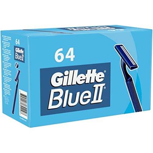 [Prime]64 Stück Gillette Blue II Einwegrasierer