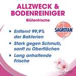 (Prime Spar-Abo) Sagrotan Allzweck-Reiniger 5x 1,5l Blütenfrische, 2in1 Desinfektionsmittel