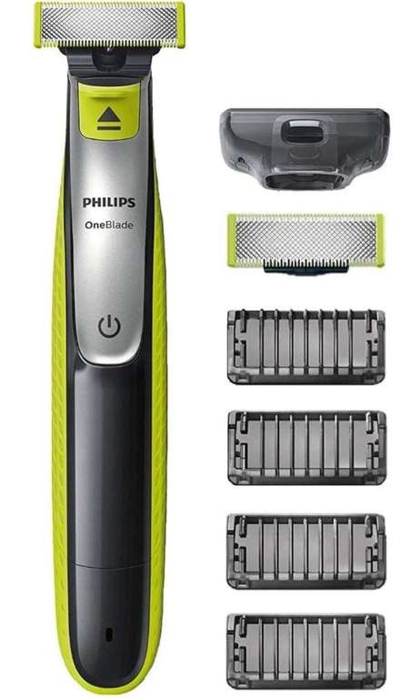 Philips Oneblade, Trimmen, Stylen, Rasieren/ 4 Trimmeraufsätze, 1 Ersatzklinge QP2530/30 (Prime)