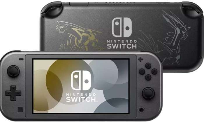 Nintendo Switch Lite - Dialga & Palkia (Pokémon) Edition grau/gold