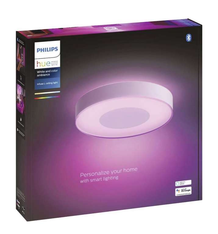 Philips Hue White & Color Ambiance Deckenleuchte Infuse L weiß