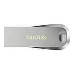 SanDisk Ultra Luxe USB 3.2 Flash-Laufwerk 128 GB (USB 3.2 Gen 1- und USB 3.0-fähig, 400 MB/s, Passwortschutz, PRIME
