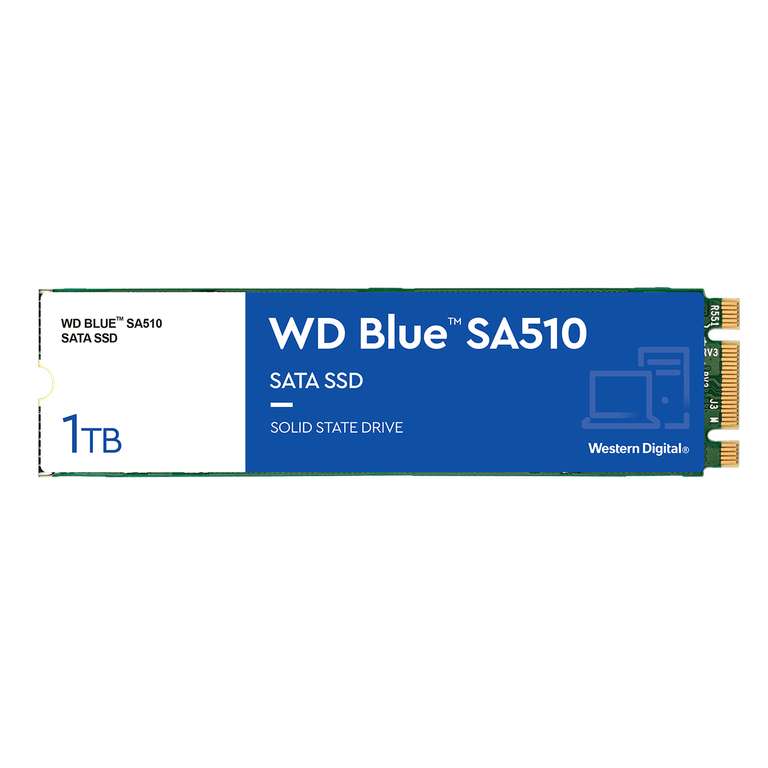 WD Blue SA510 1 TB M.2 2280 SATA SSD [CB / Lehrer u. Studenten / Senioren Ü55]