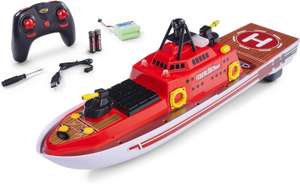 Carson RC- Feuerlöschboot mit Wasserspritze, inkl 2.4GHz Fernsteuerung, 100% RTR