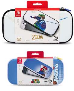PowerA Nintendo Switch OLED Slim Case (The Legend of Zelda: Master Sword Defense & Mario Pop Art für je 7,99€+ VSK)