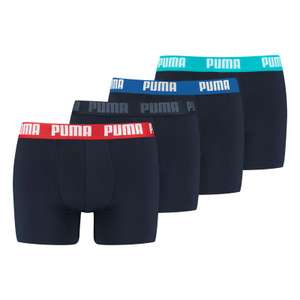 [Amazon Prime] PUMA Herren Boxershorts Unterhosen Everyday Boxer 4er Pack