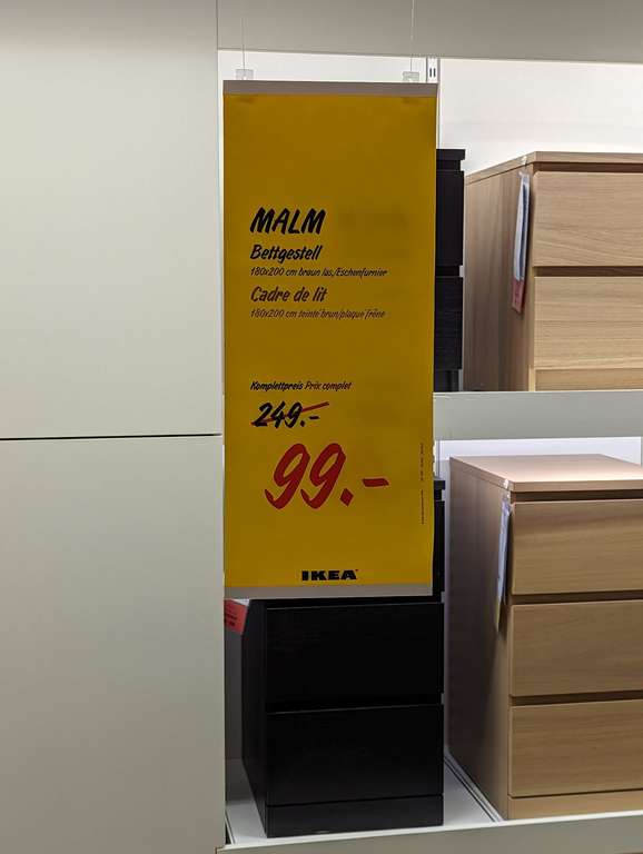 [Lokal Saarlouis] Ikea Malm Bettgestell Braun