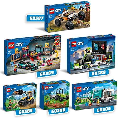 LEGO 60387 City Offroad Abenteuer, Camping Monster Truck (Prime oder Otto UP)
