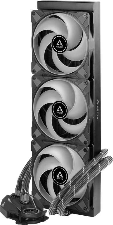 Arctic Liquid Freezer II 420 A-RGB AiO-Wasserkühler (Radiator 420x38mm, 3x 140mm RGB-Lüfter, VRM-Lüfter, 6J Garantie)