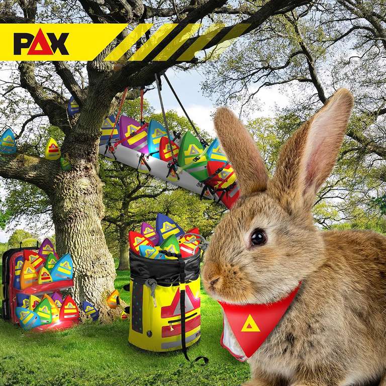 Pax-Bags Osteraktion 5 mal 5€ Gutscheine