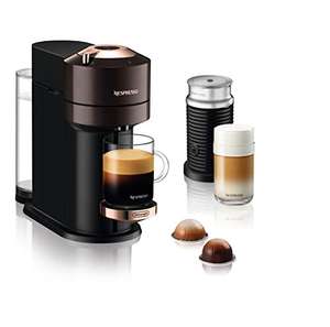 [Amazon] De'Longhi Nespresso Vertuo Next Premium ENV 120.BWAE Kaffeemaschine mit Milchaufschäumer + 100 Kapseln gratis