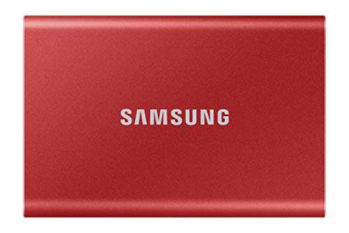 Samsung Portable SSD T7 Metallic Red Externe Festplatte 1TB USB 3.2 (MU-PC1T0R/WW)