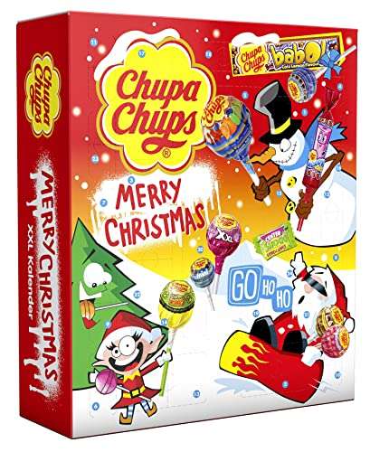 Amazon Prime: XXL Chupa Chups Adventskalender , 720g , 24 Lutscher -Kaugummiüberraschungen