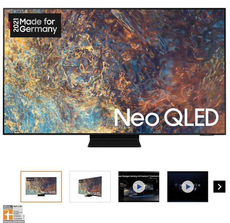 SAMSUNG GQ55QN90A Neo QLED TV (Saturn Abholung & Amazon)