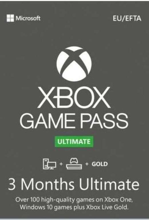 Xbox Game Pass Ultimate 3 Monate für 23€ OHNE VPN