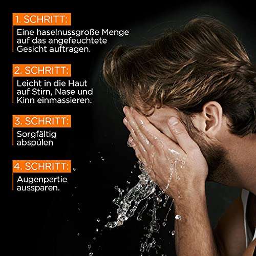 [PRIME/Sparabo] L'Oréal Men Expert Gesichtsreinigung für Männer, Erfrischendes und pflegendes Reinigungsgel, Hydra Energy, 100 ml