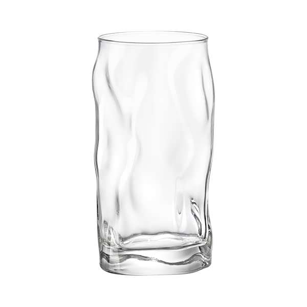 Bormioli Rocco 340360 Sorgente Longdrinkglas, 450ml, Glas, transparent, 6 Stück