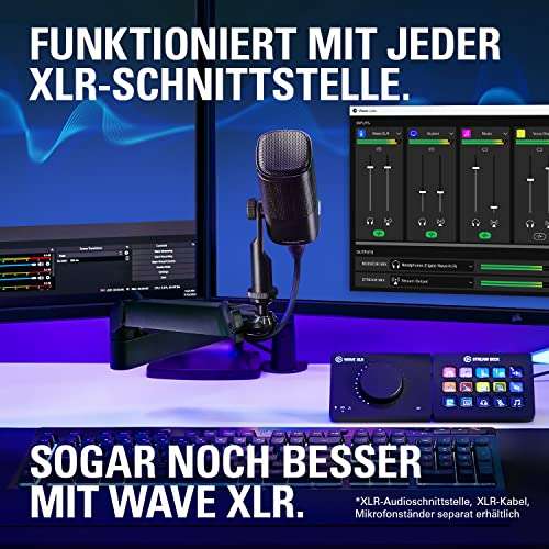 Elgato Wave DX - Dynamisches XLR Mikrofon zum Bestpreis
