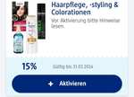 [DM] 15% Rabatt (via App-Coupons) auf Düfte, Haarpflege, Styling, Waschmittel und Reinigungsartikel