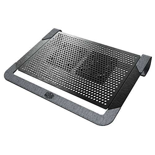 [Prime] Cooler Master NotePal U2 PLUS V2 - Laptop-Kühler, 2 positionierbare 80mm Lüfter, leichter Aluminiumrahmen