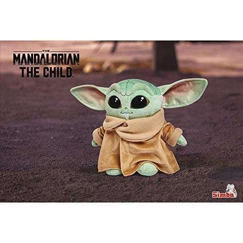 (prime) Simba - Disney - Mandalorian The Child Baby Yoda (Grogu) Plüschfigur 25cm