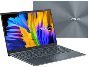 Asus ZenBook 13: 13,3" OLED 400cd/m², Intel Core i5-1135G7, 16/512GB, Tastatur beleuchtet, Wi-Fi 6, USB-C, 2x TB4, 1kg, 67Wh, Win10 für 699€