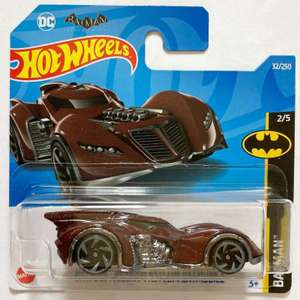 Hot Wheels 1:64 z.B. Batman: Arkham Asylum Batmobil dunkelrot, Tedi (lokal Ludwigshafen)