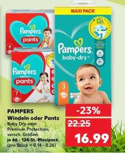 Pampers Maxi-Pack Windeln Premium Protection Pants Baby-dry
