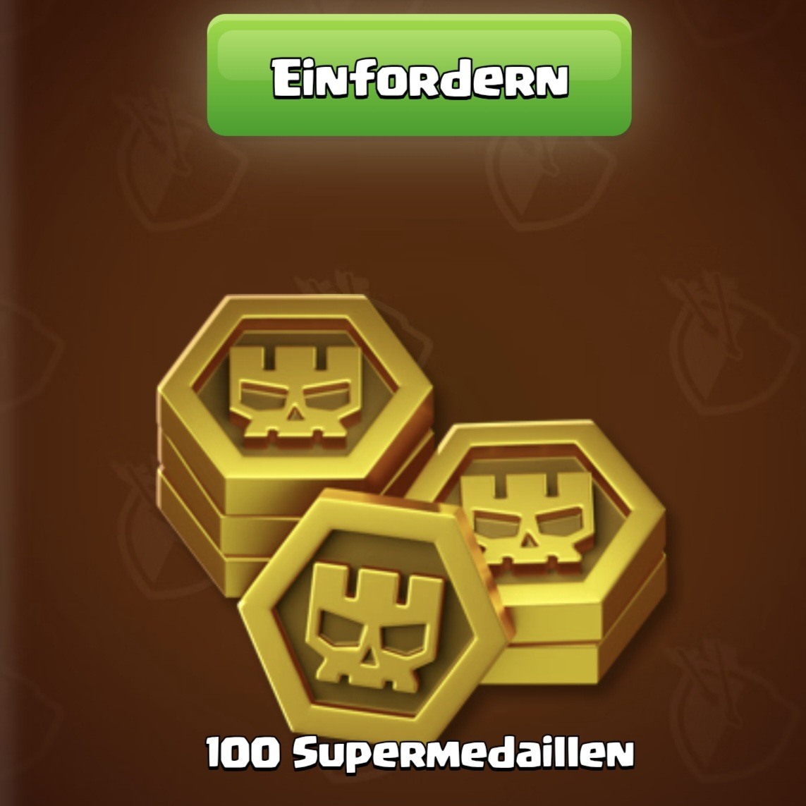 [Clash of Clans / CoC] 100 Gratis Medaillen