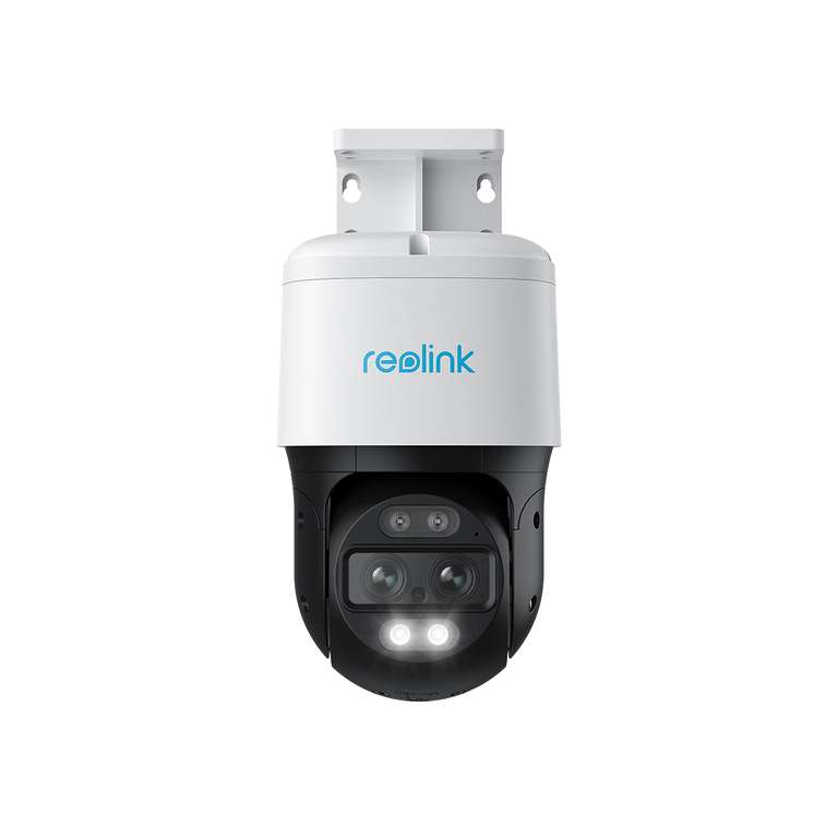 Reolink TrackMix PoE Überwachungskamera (3840x2160@25fps, Dual Lens: Weitwinkel & Tele, 6x Zoom, IR Nachtsicht, Spotlight, MicroSD, FTP)