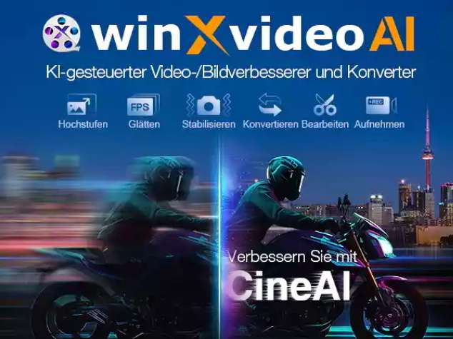 (Tradepub) WinXVideo AI Giveaway (für Windows-PC / 1-Jahresversion)