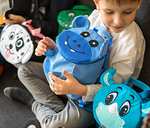 Prime: Belmil Kindergartenrucksack mit Brustgurt und Namensschild für 1-3 Jährige (4 Liter) 6 Tiere zur Auswahl