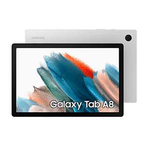 Prime - Samsung Galaxy Tab A8, Android Tablet, WiFi, 7.040 mAh Akku, 10,5 Zoll TFT Display, vier Lautsprecher, 32 GB/3 GB RAM, Silber
