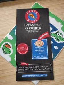 [lokal Hannover] Pizza Magherita für 1€ - Eröffnungsangebot