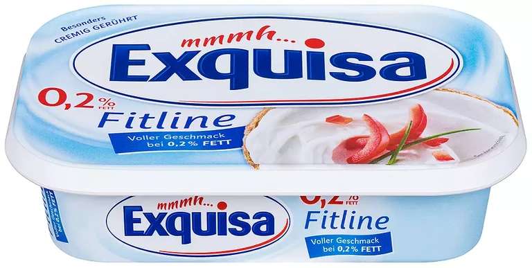 [Kaufland] 3x Exquisa Fitline Frischkäsezubereitung für 0,62 € je 200 g Becher - bundesweit