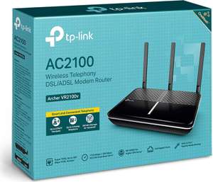 [B-Ware] TP-Link Archer VR2100v Router (VDSL2/ADSL2+, WLAN 802.11a/b/g/n/ac, 3x Gbit-LAN & 1x LAN/WAN, 2x Telefon Analog & 6x DECT)