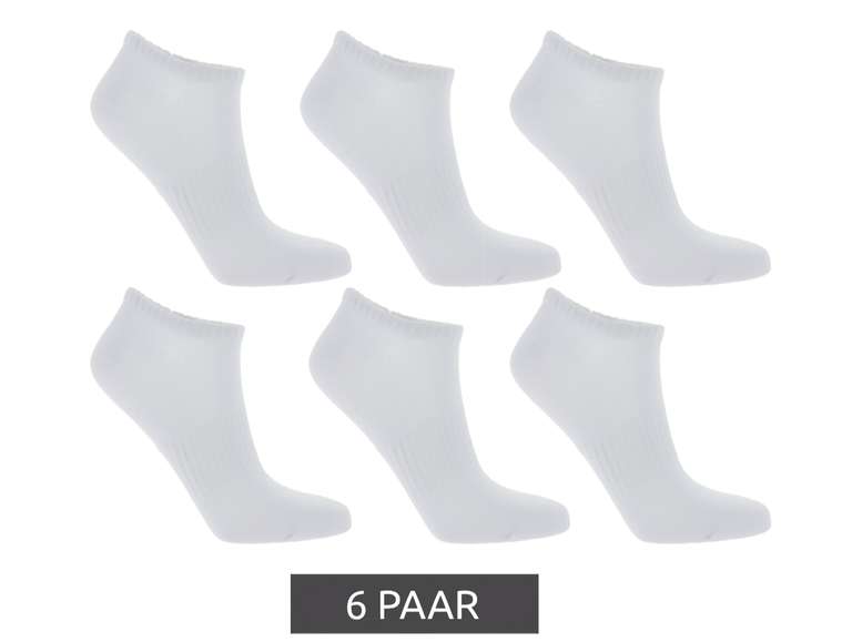 30 Paar (5x6er Pack) TASTIQ Sneaker Socken aus Baumwolle in Geschenkbox | Gr. 35-50, schwarz weiß & grau | 1,09 € pro Sockenpaar