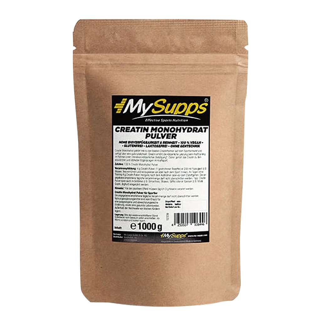 My Supps Creatin Monohydrat 1 kg für 4,99 € (zzgl. 5,99 € Versand) bei Body Attack