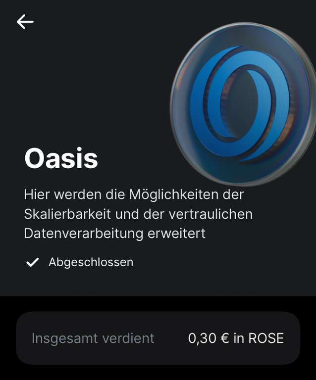 [Revolut] 0,30 € gratis in ROSE Krypto (Oasis Network) durch Quiz