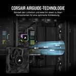 (Prime) Corsair AF120 Elite, Hochleistungs 120-mm-PWM Flüssigkeitsgelagerter Lüfter mit AirGuide-Technologie Einzelpackung - Schwarz