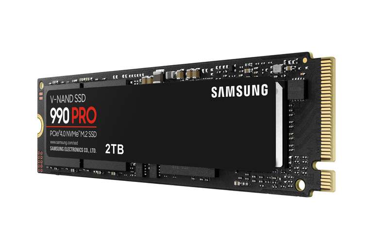 SAMSUNG 990 PRO Gaming Festplatte, 2 TB SSD M.2 via NVMe, intern (PS5) (mit oder ohne Heatsink)