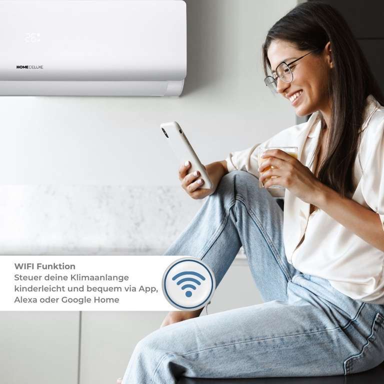Quick Connect Split Klimaanlage Inverter Klimagerät 12000 (431,10