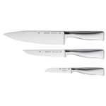 WMF Grand Gourmet Messerset, 3-er Set (110€) oder 5er Set im Messerblock (157€)