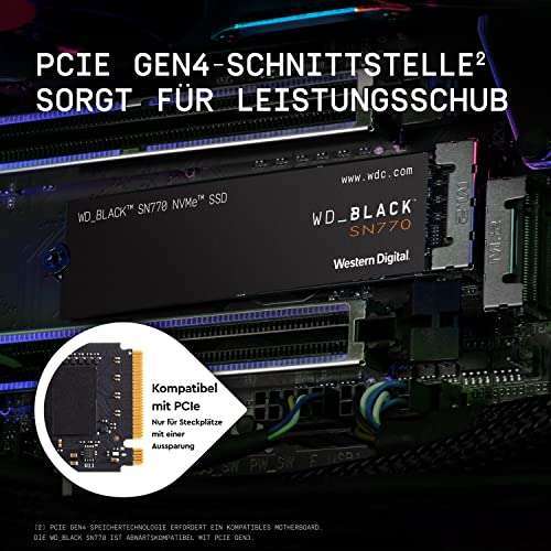 WD Black SN770 NVMe SSD - Gaming 2 TB [OttoUP]