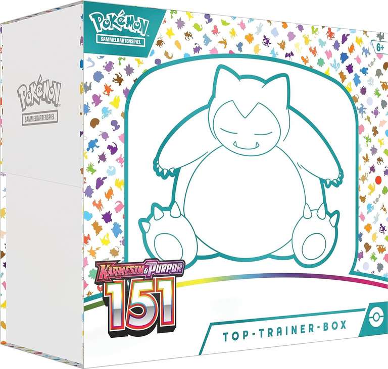 [Marktkauf Region Minden-Hannover lokal] Pokémon 151 Top Trainer Box Karmesin & Purpur Pokemon TCG