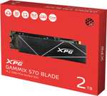 (Damn!-Deals, Mindfactory) 2TB ADATA XPG Gammix S70 Blade PCIe 4.0 (7400r/6700w)