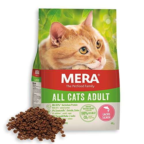 Katzentrockenfutter von MERA für ausgewachsene Katzen 2kg Packung (Amazon PrimeDay)