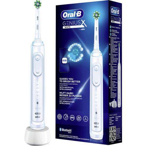 Oral-B Genius X | Elektrische Zahnbürste Weiß | Zahnreinigung