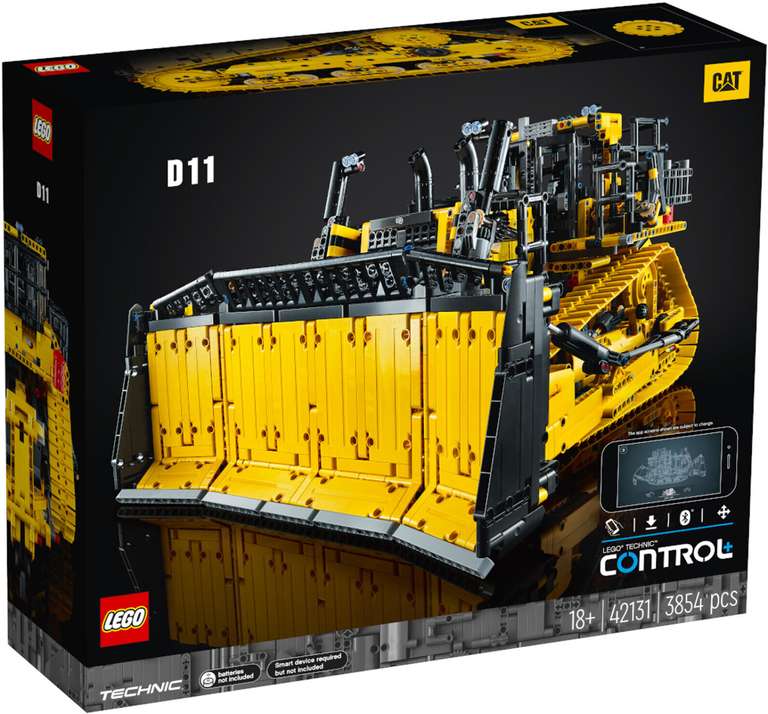 LEGO Technic Appgesteuerter Cat D11 Bulldozer 42131 für 270€ [interspar.at]