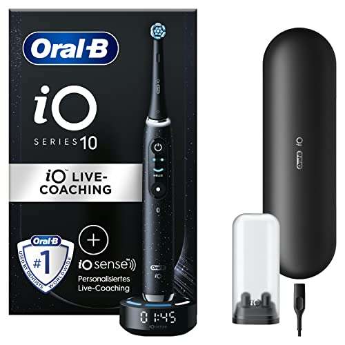 Oral-B iO Series 10 Elektrische Zahnbürste für 269,00 € Cosmic Black und White Stardust (Amazon.de, Saturn)